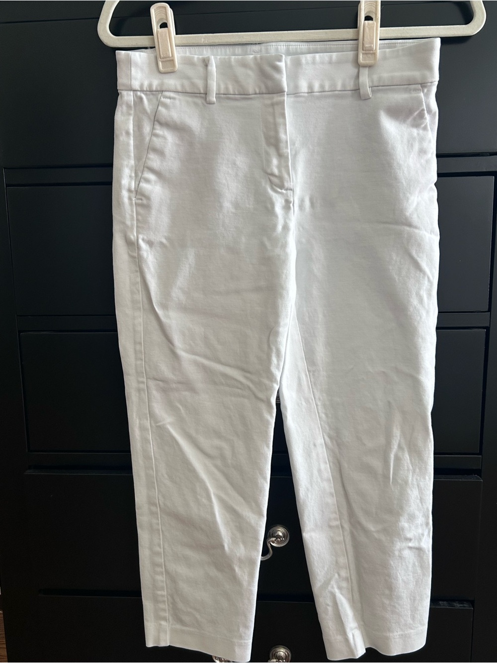 LOFT White Cropped Riviera Pants